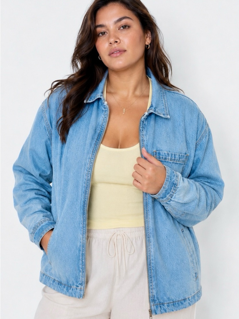 Urban Outfitters Denim Zip Overshirt Jacket – Unisex - Women’s XL